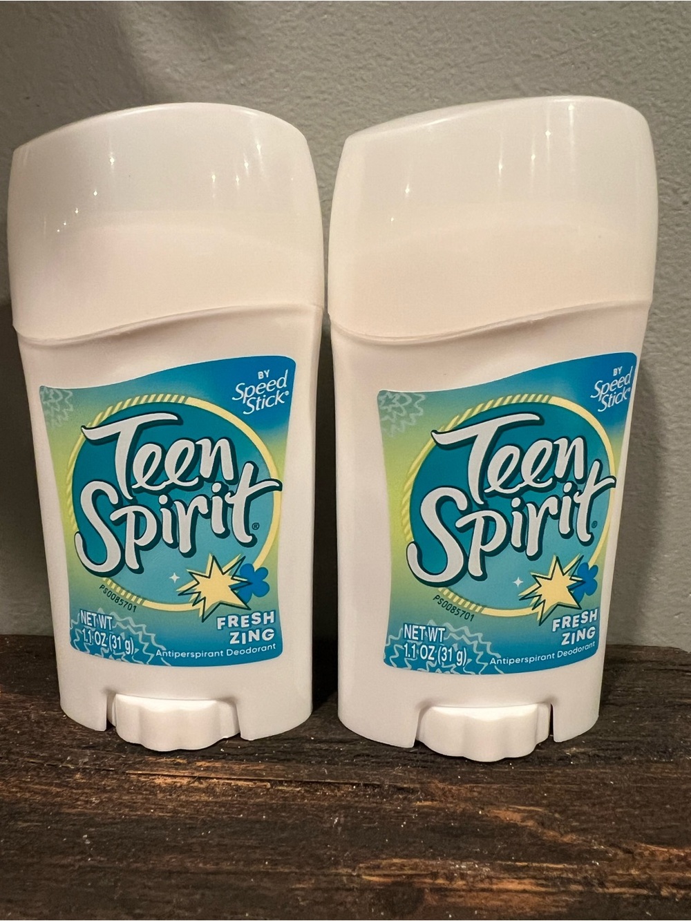 2x Pack Teen Spirit Fresh Zing Antiperspirant Deodorant 1.1 oz  ~ New Sealed